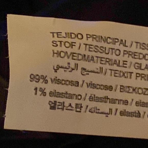 NWT. Zara Black Satin Effect Mini Dress with Rhinestone Appliqués. Size XXL. - Picture 10 of 11